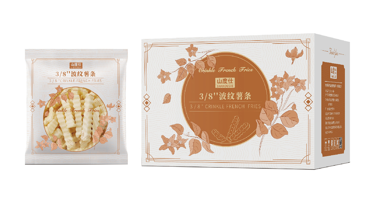 山度仕3/8''波纹薯条