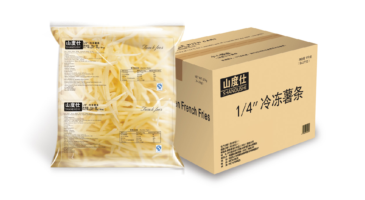 山度仕1/4''冷冻薯条